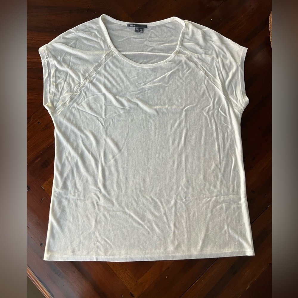 Delicate White Vince Shirt